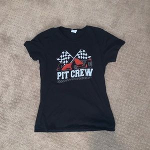 Black longer short sleeve